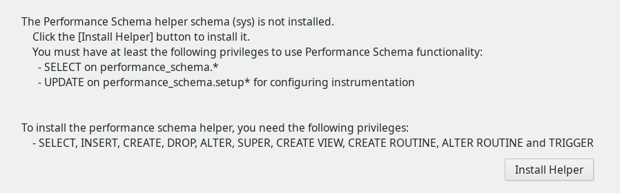 installing the sys schema